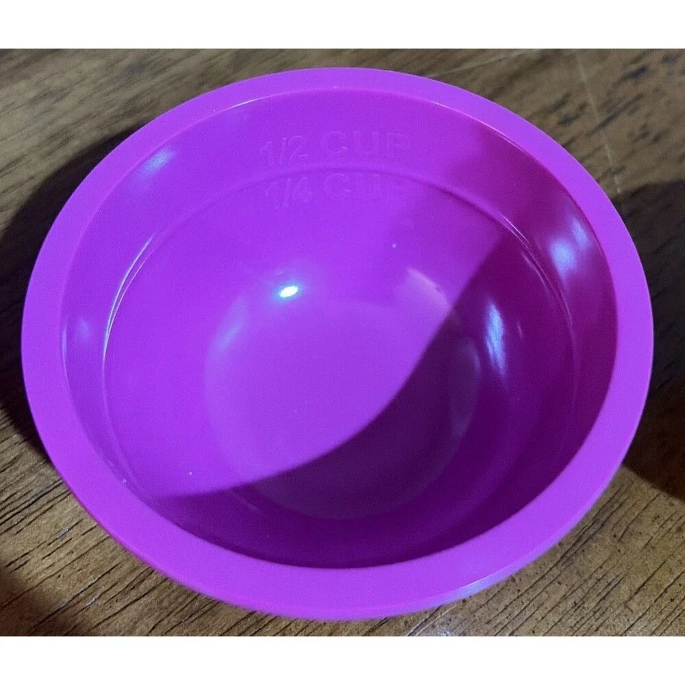 Multi-Color Melamine Measuring Nesting Bowls (five) 2c To 1/8c